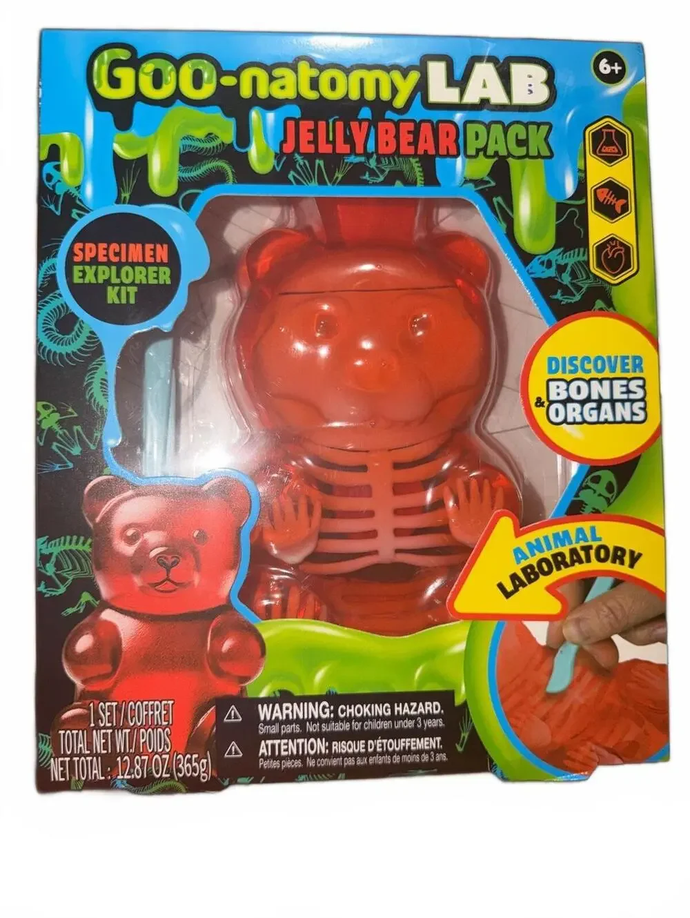 Goo-natomy Lab Jelly Bear Pack Specimen Explorer Kit